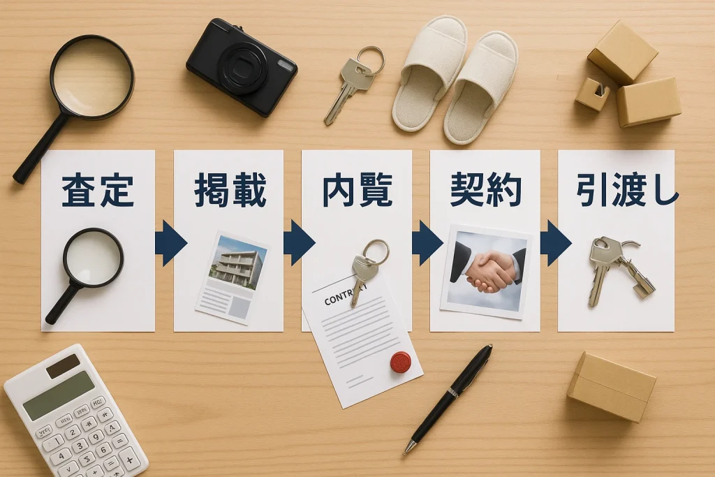 マンション売却までの流れ